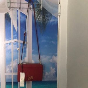 Calvin klein, red crossbody bag